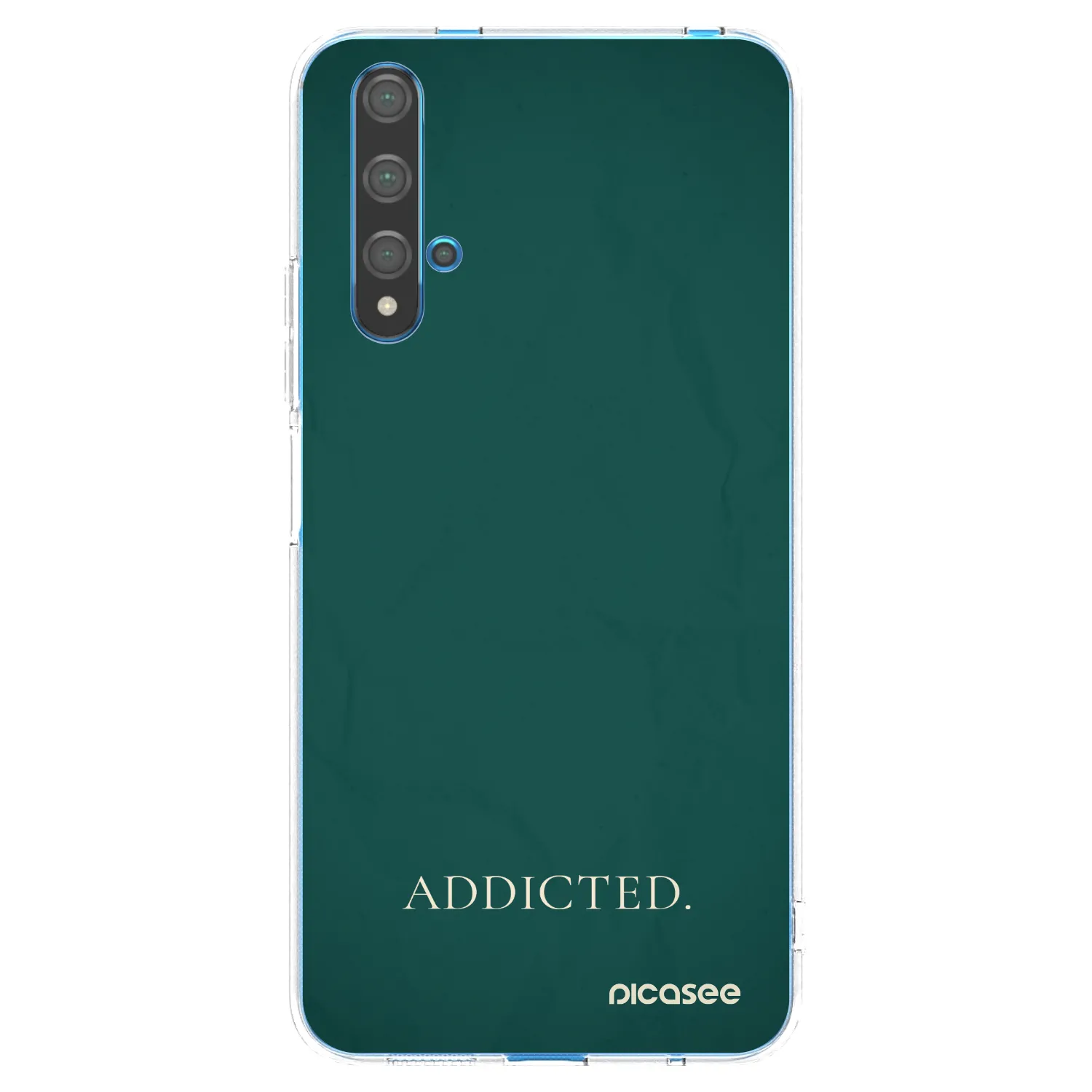 Picasee silikonový průhledný obal pro Huawei Nova 5T - Addicted