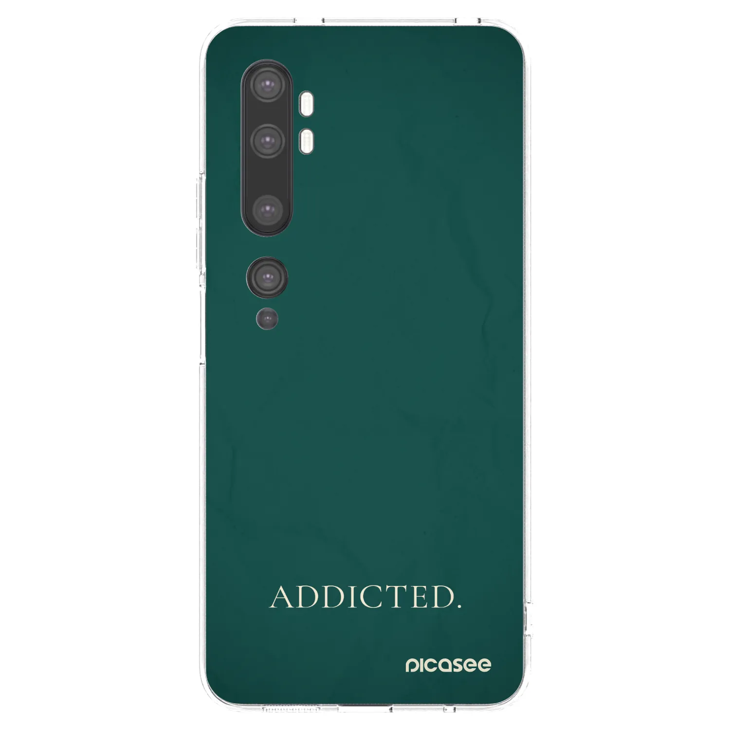 Picasee silikonový průhledný obal pro Xiaomi Mi Note 10 (Pro) - Addicted