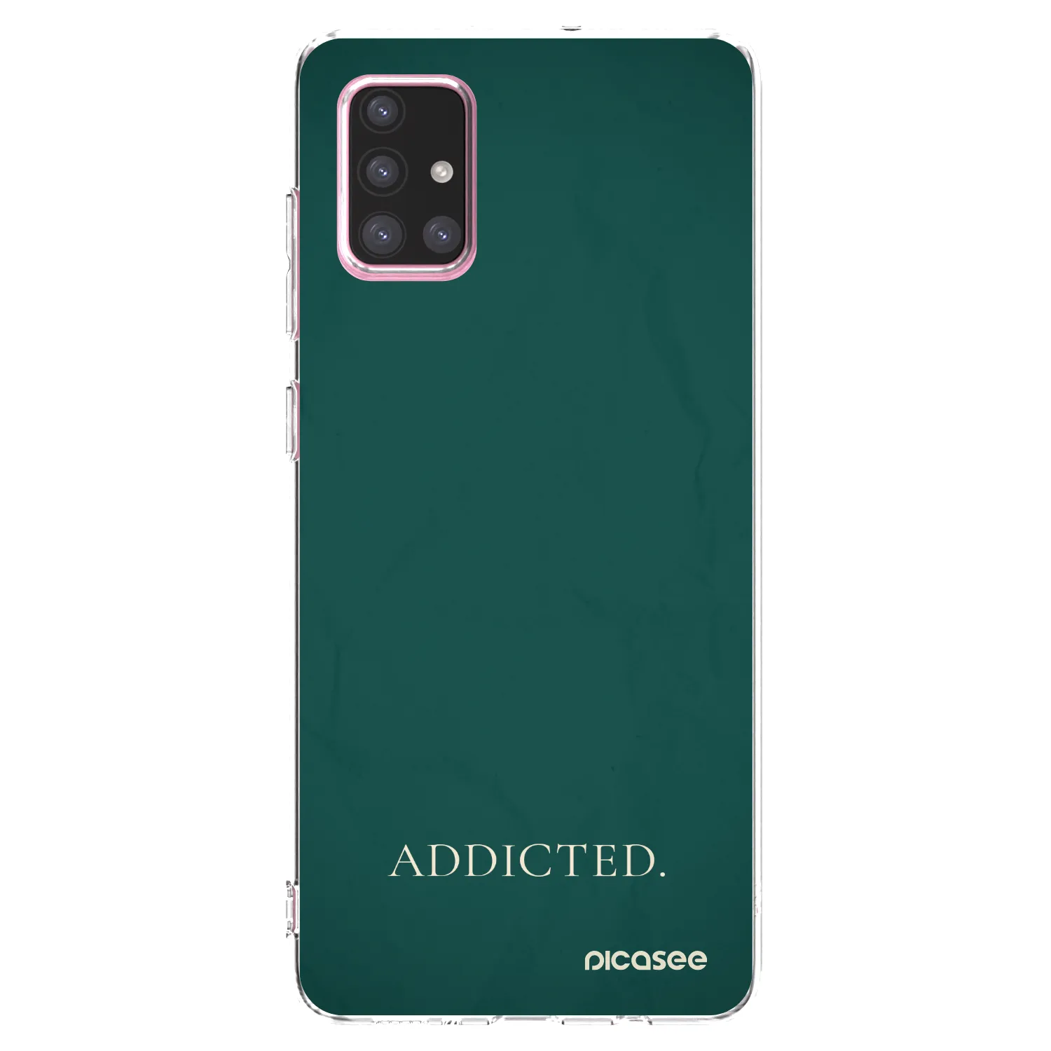 Picasee silikonový průhledný obal pro Samsung Galaxy A71 A715F - Addicted