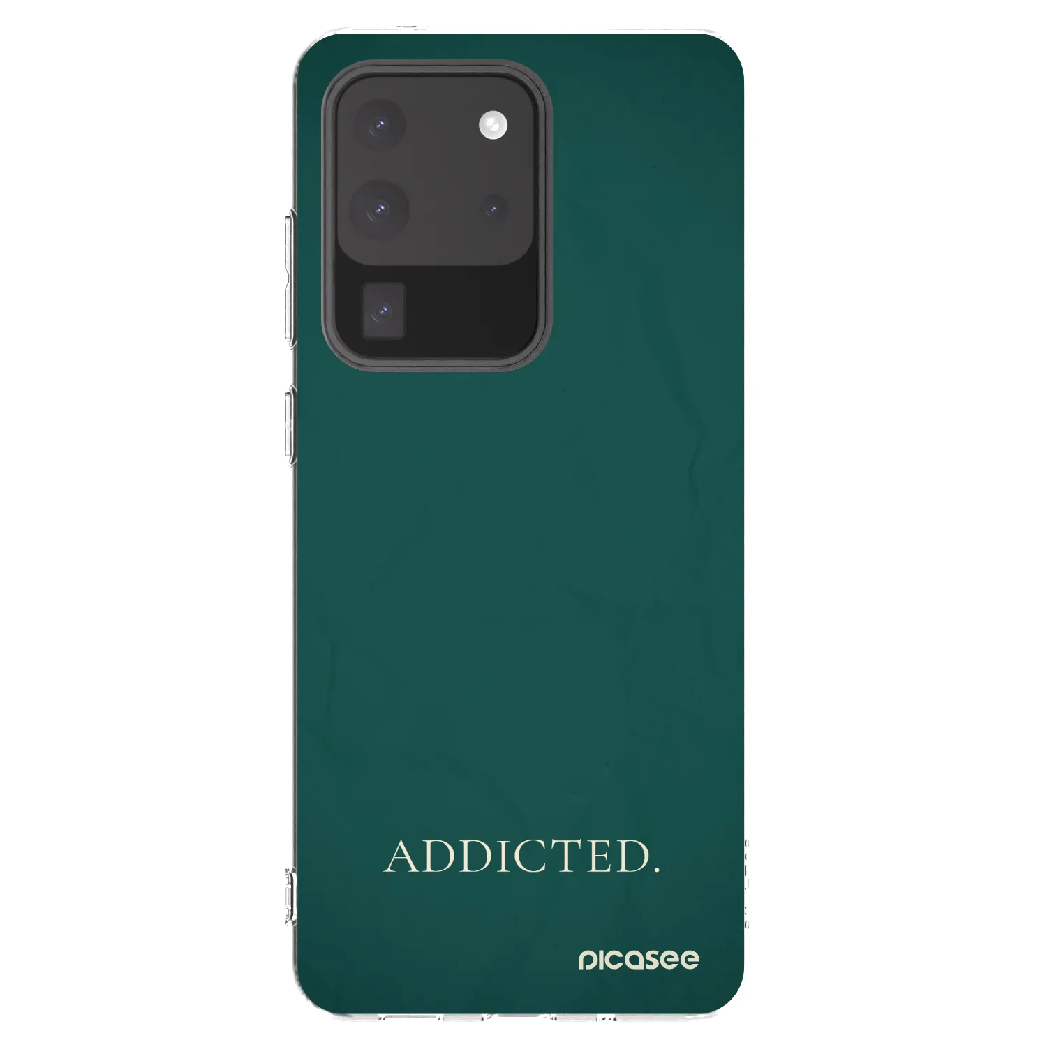 Picasee silikonový průhledný obal pro Samsung Galaxy S20 Ultra 5G G988F - Addicted