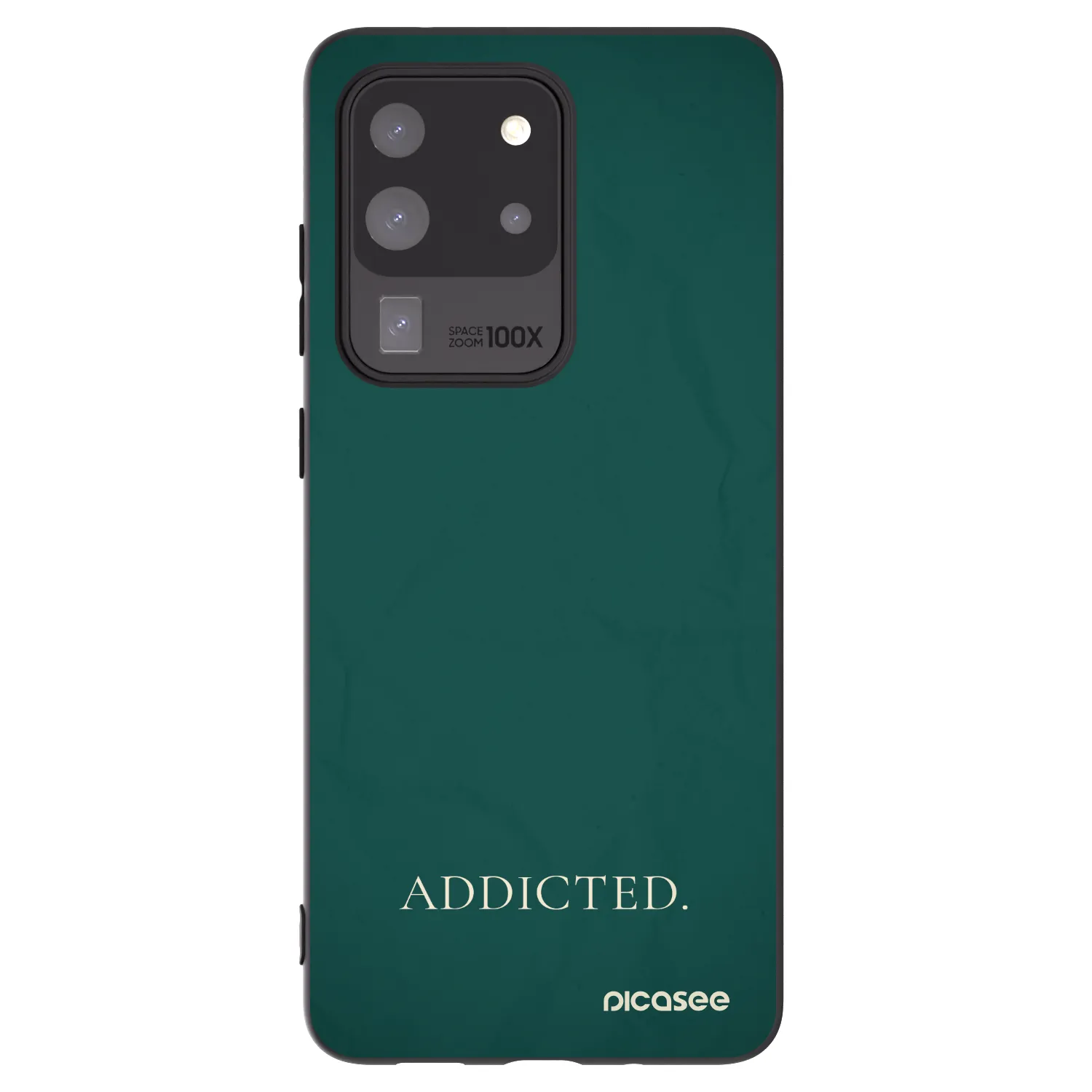 Picasee silikonový černý obal pro Samsung Galaxy S20 Ultra 5G G988F - Addicted