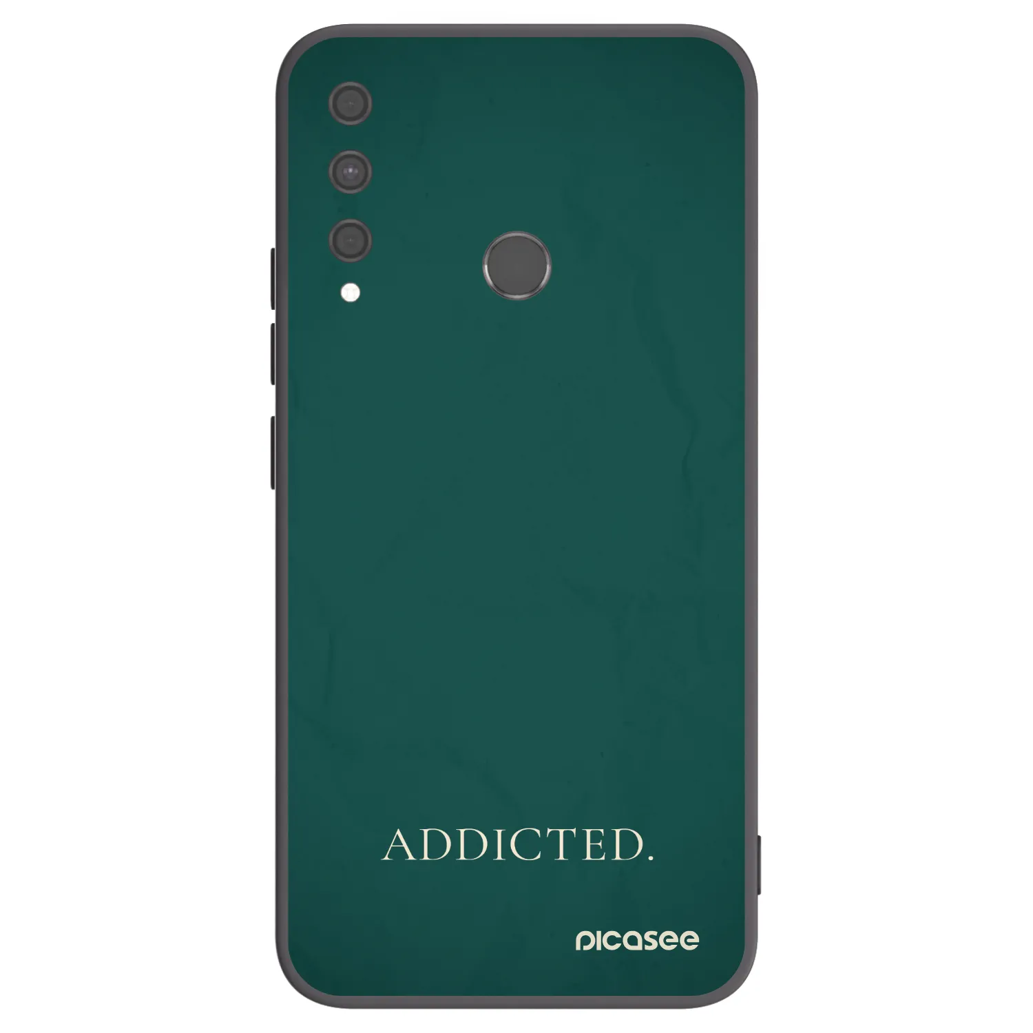 Picasee silikonový černý obal pro Huawei P40 Lite E - Addicted