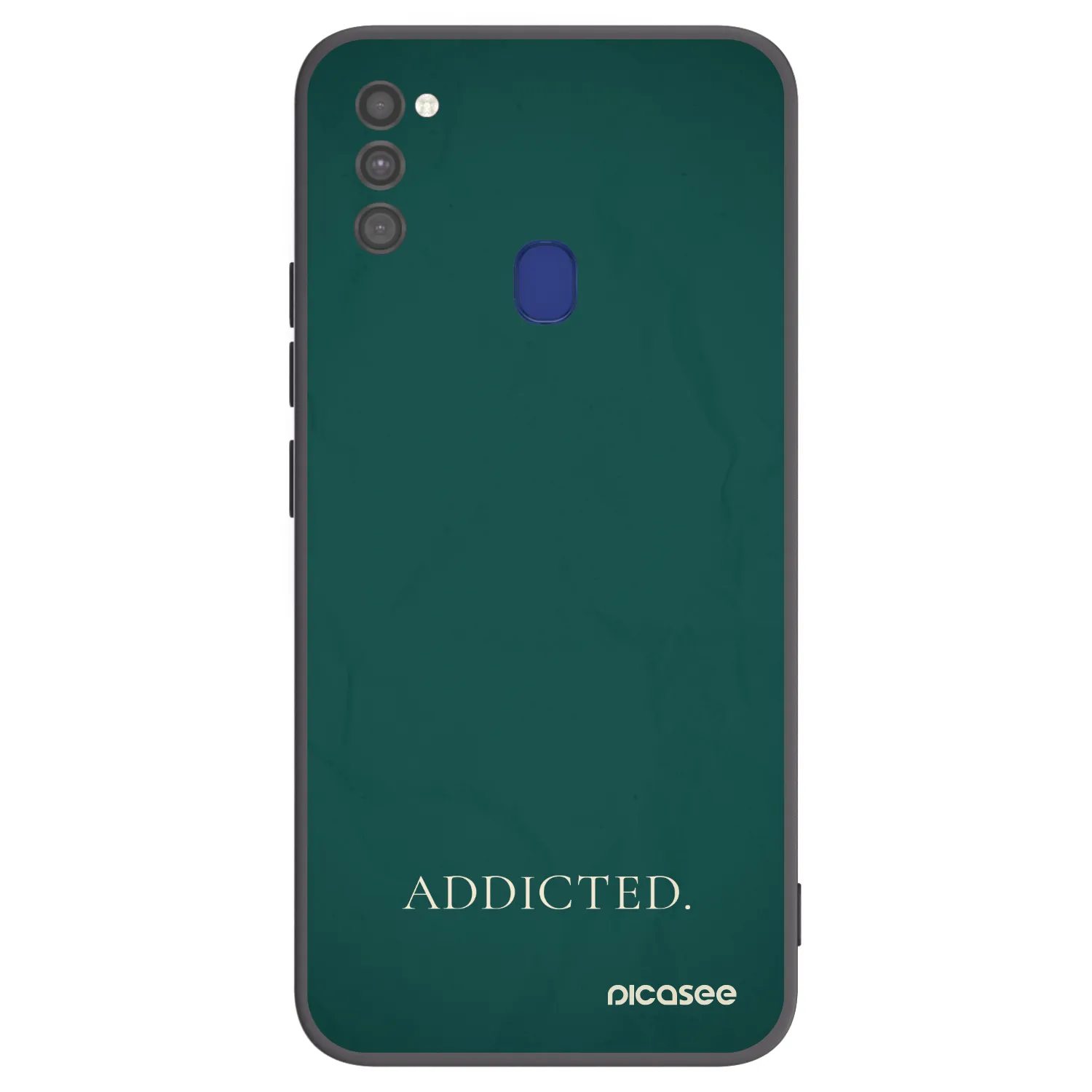 Picasee silikonový černý obal pro Samsung Galaxy M21 M215F - Addicted