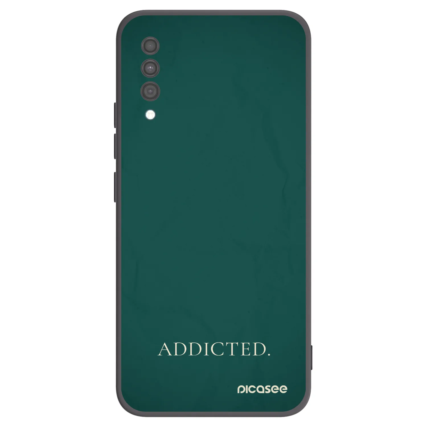 Picasee silikonový černý obal pro Samsung Galaxy A30s A307F - Addicted