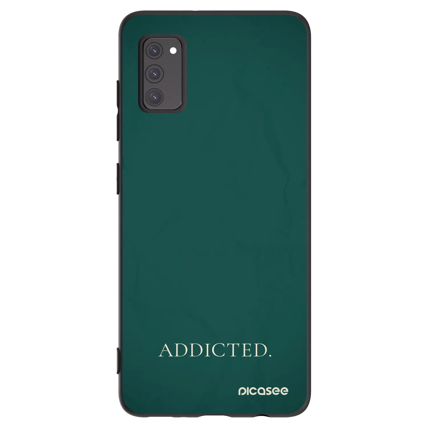 Picasee silikonový černý obal pro Samsung Galaxy A41 A415F - Addicted