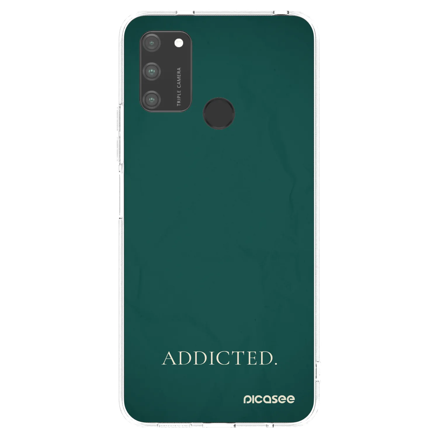 Picasee silikonový průhledný obal pro Honor 9A - Addicted