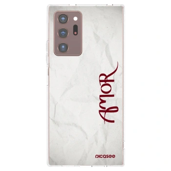 Picasee silikonový průhledný obal pro Samsung Galaxy Note 20 Ultra - Amor