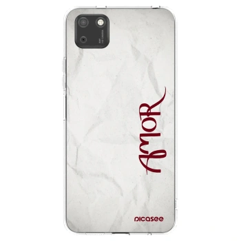 Picasee silikonový průhledný obal pro Huawei Y5P - Amor