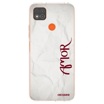 Picasee silikonový průhledný obal pro Xiaomi Redmi 9C - Amor