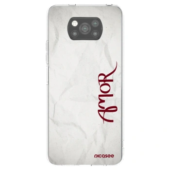 Picasee silikonový černý obal pro Xiaomi Poco X3 - Amor