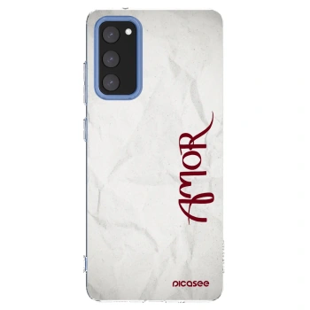Picasee silikonový průhledný obal pro Samsung Galaxy S20 FE - Amor