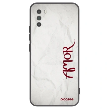 Picasee silikonový černý obal pro Xiaomi Poco M3 - Amor