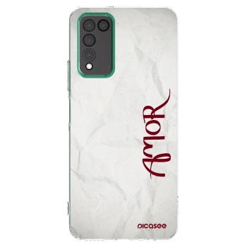 Picasee silikonový průhledný obal pro Honor 10X Lite - Amor