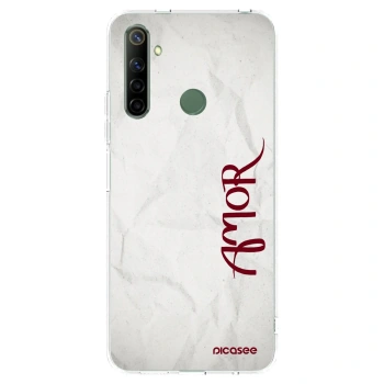 Picasee silikonový průhledný obal pro Realme 6i - Amor