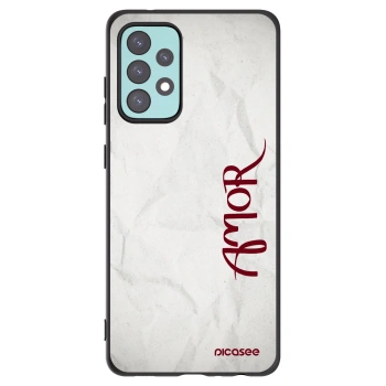Picasee silikonový černý obal pro Samsung Galaxy A72 A725F - Amor