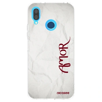 Picasee silikonový průhledný obal pro Huawei P20 Lite - Amor