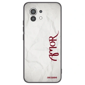 Picasee silikonový černý obal pro Xiaomi Mi 11 - Amor