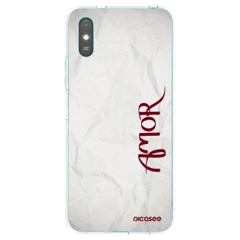 Picasee silikonový průhledný obal pro Xiaomi Redmi 9AT - Amor