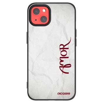 Picasee silikonový černý obal pro Apple iPhone 13 - Amor