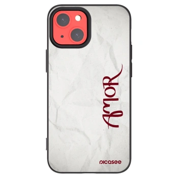 Picasee silikonový černý obal pro Apple iPhone 13 mini - Amor