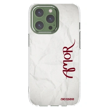 Picasee silikonový průhledný obal pro Apple iPhone 13 Pro - Amor
