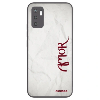 Picasee silikonový černý obal pro Xiaomi Redmi Note 10 5G - Amor