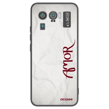 Picasee silikonový černý obal pro Xiaomi Mi 11 Ultra - Amor