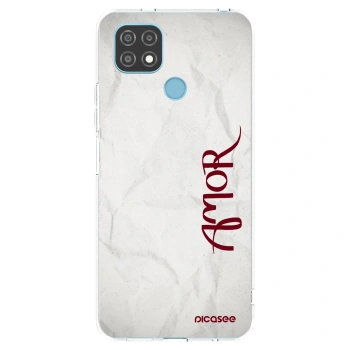 Picasee silikonový průhledný obal pro Realme C21 - Amor