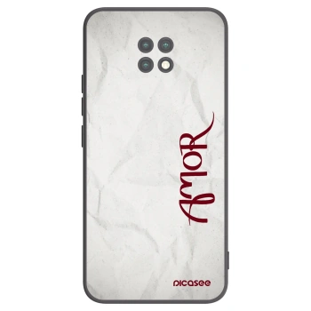 Picasee silikonový černý obal pro Xiaomi Redmi Note 9T - Amor