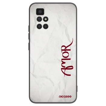 Picasee silikonový černý obal pro Xiaomi Redmi 10 - Amor