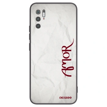 Picasee silikonový černý obal pro Xiaomi Poco M3 Pro 5G - Amor
