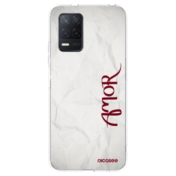 Picasee silikonový průhledný obal pro Realme 8 5G - Amor