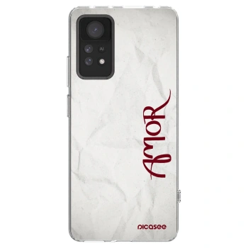 Picasee silikonový průhledný obal pro Xiaomi Redmi Note 11 Pro - Amor