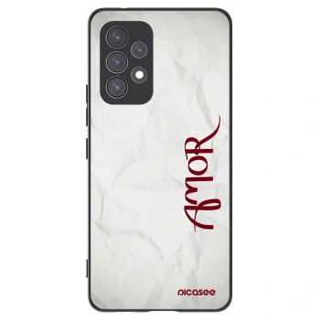 Picasee silikonový černý obal pro Samsung Galaxy A53 5G A536 - Amor
