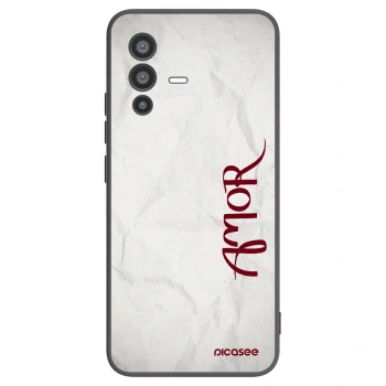 Picasee silikonový černý obal pro Vivo V23 5G - Amor