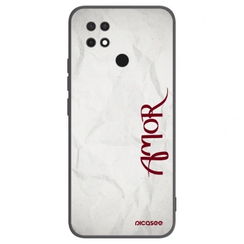 Picasee silikonový černý obal pro Xiaomi Redmi 10C - Amor