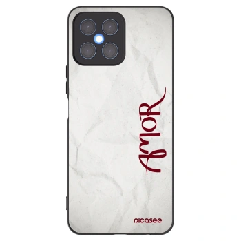 Picasee silikonový černý obal pro Honor X8 4G - Amor