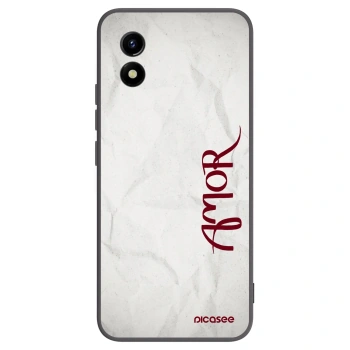 Picasee silikonový černý obal pro Vivo Y01 - Amor