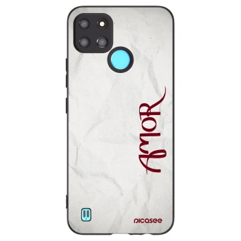 Picasee silikonový černý obal pro Realme C21Y - Amor