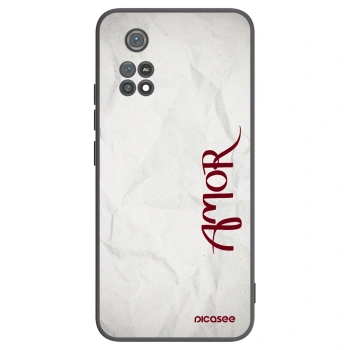 Picasee silikonový černý obal pro Xiaomi Poco M4 Pro - Amor