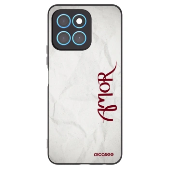 Picasee silikonový černý obal pro Honor X8 5G - Amor