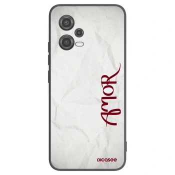 Picasee silikonový černý obal pro Xiaomi Poco X5 - Amor