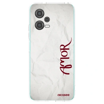Picasee silikonový průhledný obal pro Xiaomi Poco X5 - Amor