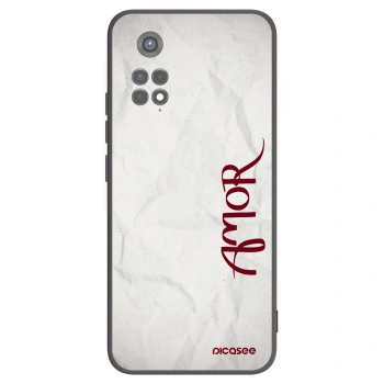 Picasee silikonový černý obal pro Xiaomi Redmi Note 11S 5G - Amor