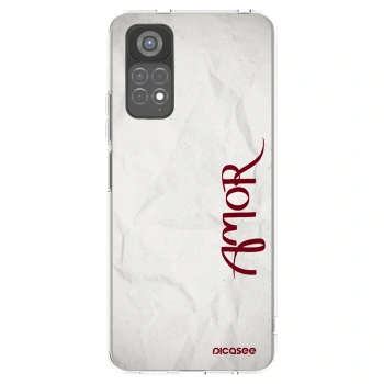 Picasee silikonový průhledný obal pro Xiaomi Redmi Note 11S 5G - Amor