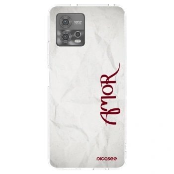 Picasee silikonový průhledný obal pro Motorola Moto G72 - Amor