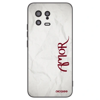 Picasee silikonový černý obal pro Xiaomi 13 - Amor
