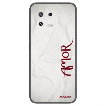 Picasee silikonový černý obal pro Xiaomi 13 Pro - Amor