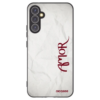 Picasee silikonový černý obal pro Samsung Galaxy A34 5G A346B - Amor