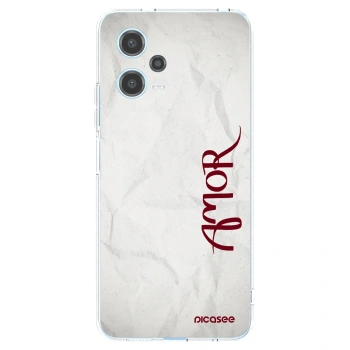 Picasee silikonový průhledný obal pro Xiaomi Redmi Note 12 5G - Amor